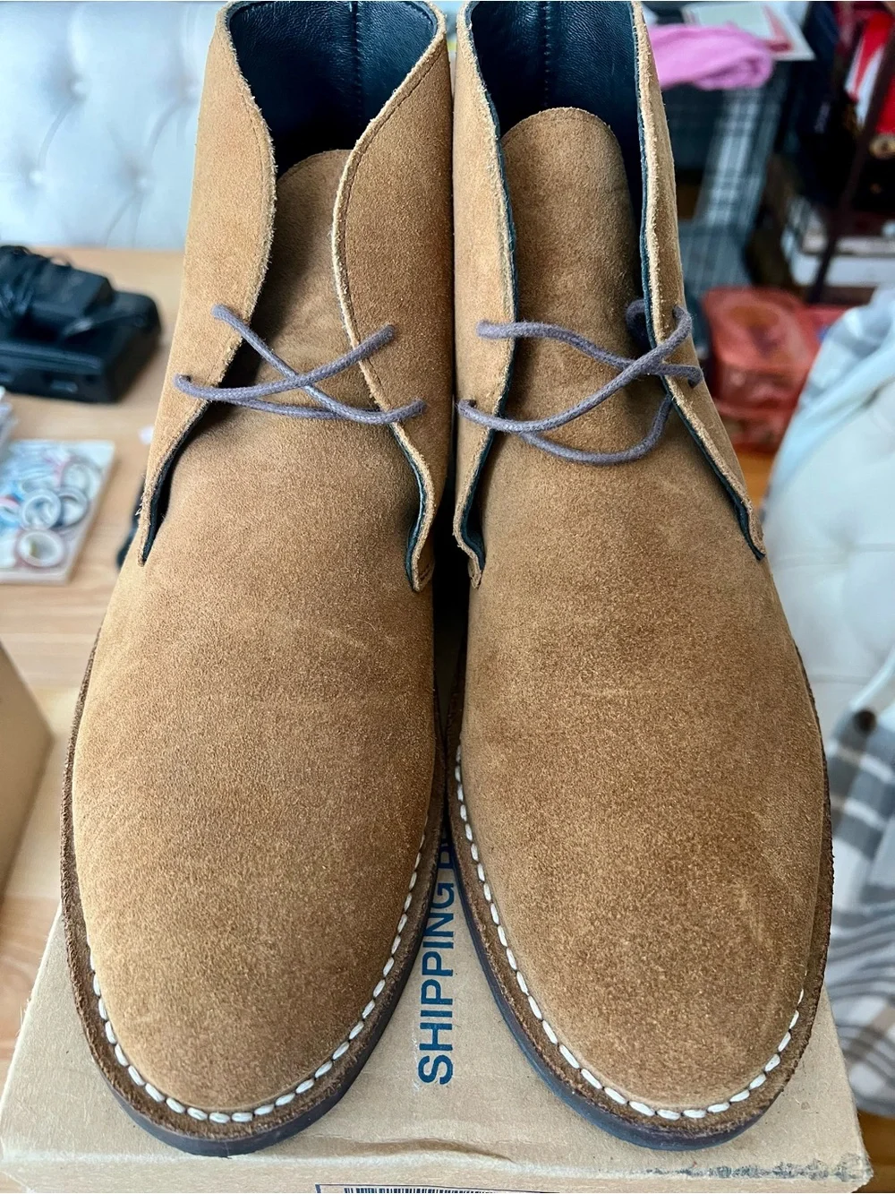 Thursday Boot Men's Suede Chukka Boots in Brown LIKE NEW size 8